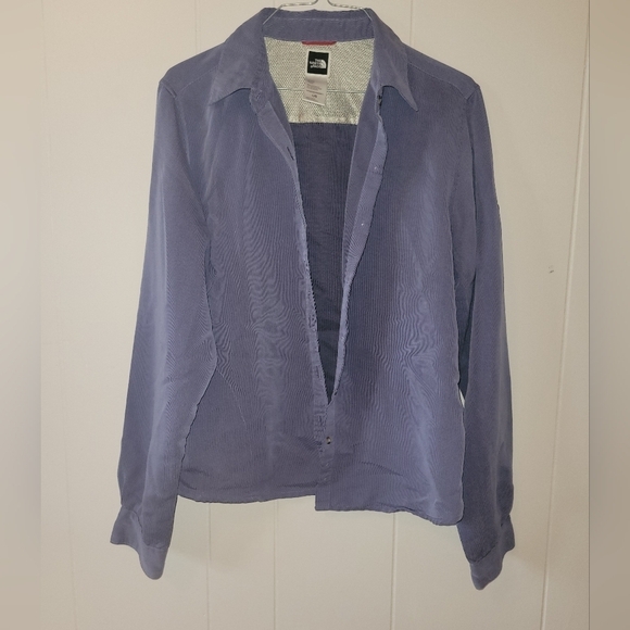 The North Face Tops - The North Face Blue Button-Down Shirt